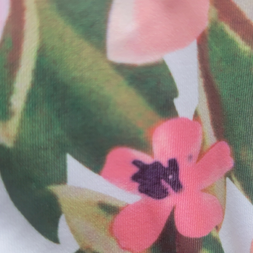 🌟 NWT BEACHSISSI ⛱️ One Piece Flirty Floral Women's Swimwear Size M Ruffles - Picture 5 of 8